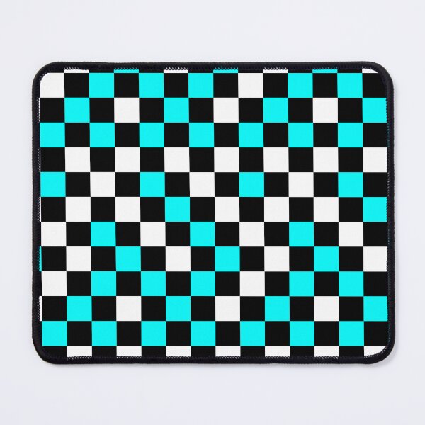 Item preview, Blue Black And White Checkered Pattern Design   designed and sold by PatternTitan.