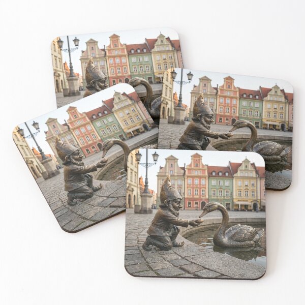 Item preview, Gnome With Swan Art Print – Swan Lover Gift, Poland Travel Decor designed and sold by Purrfecta.