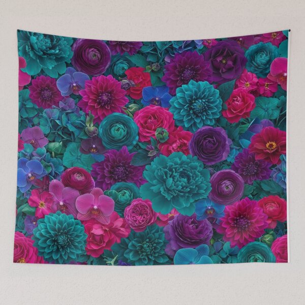 Item preview, Vibrant Floral Garden Pattern Design designed and sold by Owcomm.