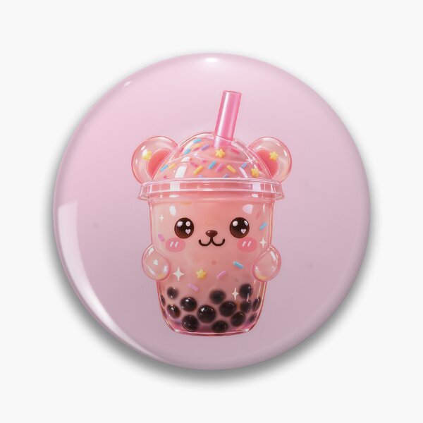 Item preview, Cute Kawaii Bear Boba Tea Cup designed and sold by wallpapersarts.