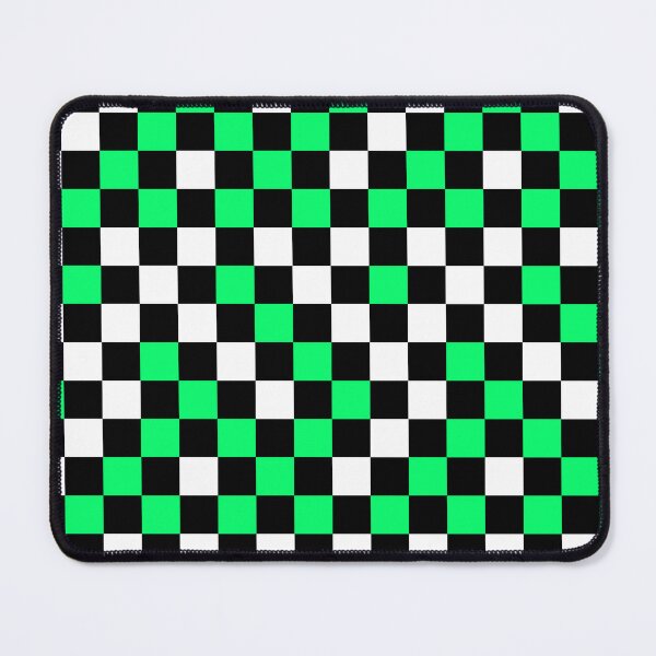 Item preview, Green Black And White Checkered Pattern Design   designed and sold by PatternTitan.