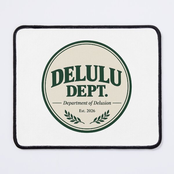 Item preview, Delulu Dept Est 2026 Retro Streetwear designed and sold by wallpapersarts.