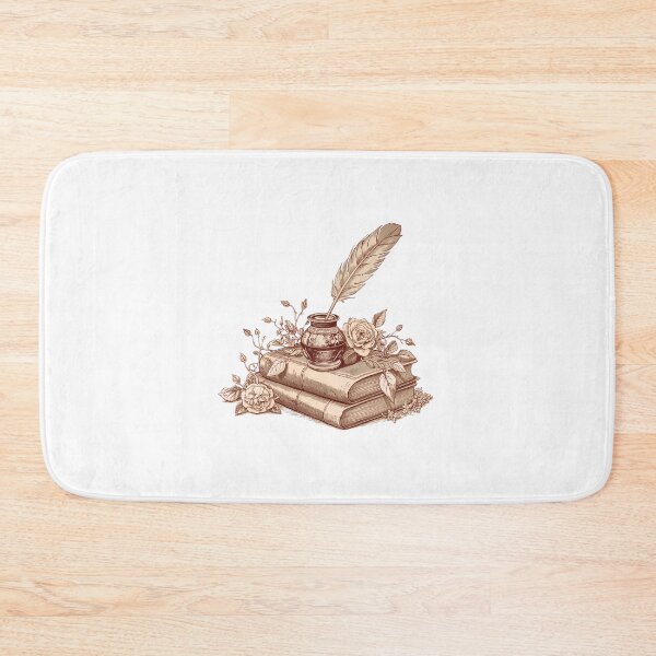 Item preview, Vintage Dark Academia Quill Inkwell And Classic Books Sticker designed and sold by NEL-BOX.