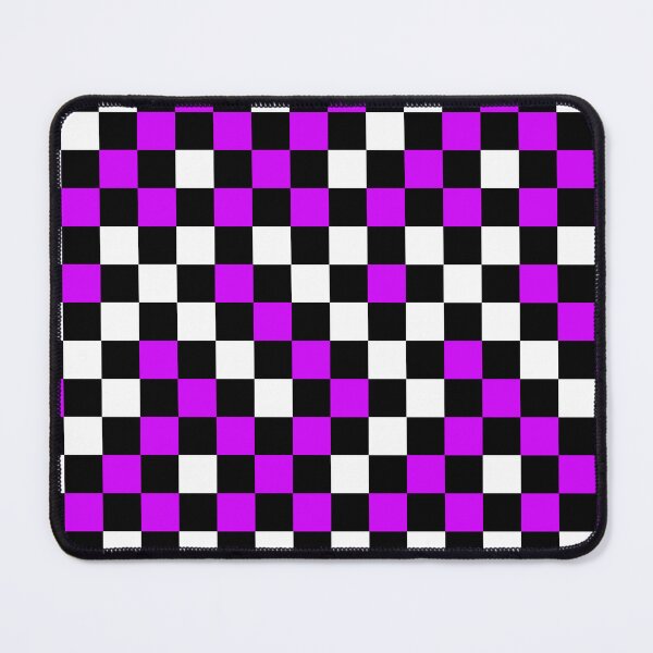 Item preview, Purple Black And White Checkered Pattern Design   designed and sold by PatternTitan.