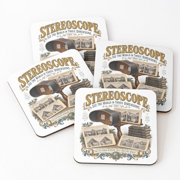 Item preview, Victorian Stereoscope – See the World in Three Dimensions designed and sold by Past in Threads.