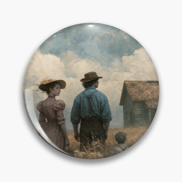Item preview, Pioneer Family Walking Home Through a Golden Wheat Field designed and sold by Shannon Hilson.