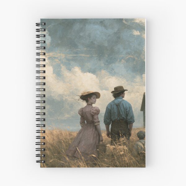 Item preview, Pioneer Family Walking Home Through a Golden Wheat Field designed and sold by Shannon Hilson.