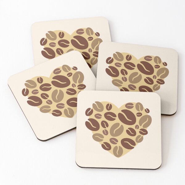 Item preview, Heart made of coffee beans designed and sold by moonart7lunas.