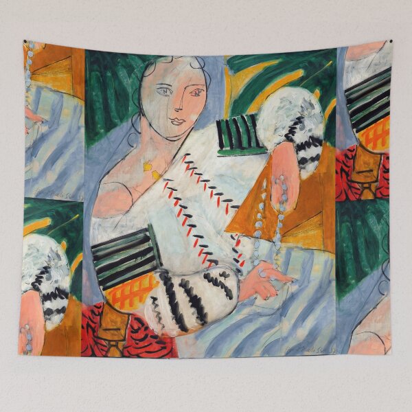 Item preview, Romanian Blouse by Henri Matisse: Fauvist Portrait Fine Art Print designed and sold by artofuniverse.