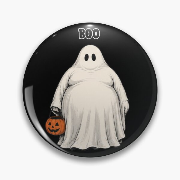 Item preview, Boo – Funny Chubby Ghost Halloween designed and sold by MyMerryMary.