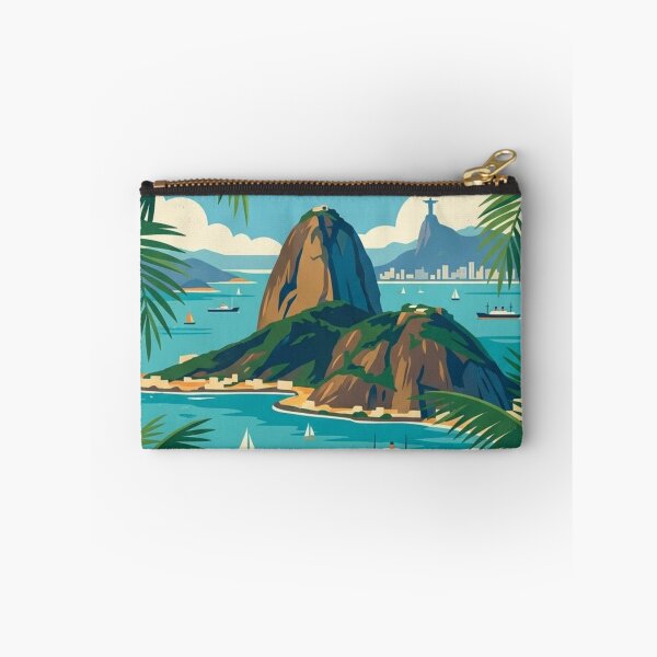 Item preview, Visit Rio Sugarloaf Mountain 1930s Vintage Travel Poster designed and sold by 0Zetgest.