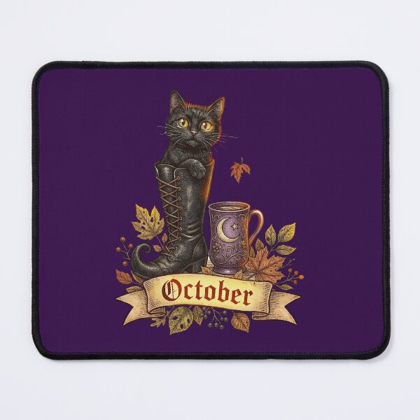 Item preview, October black cat designed and sold by Valery´s art.