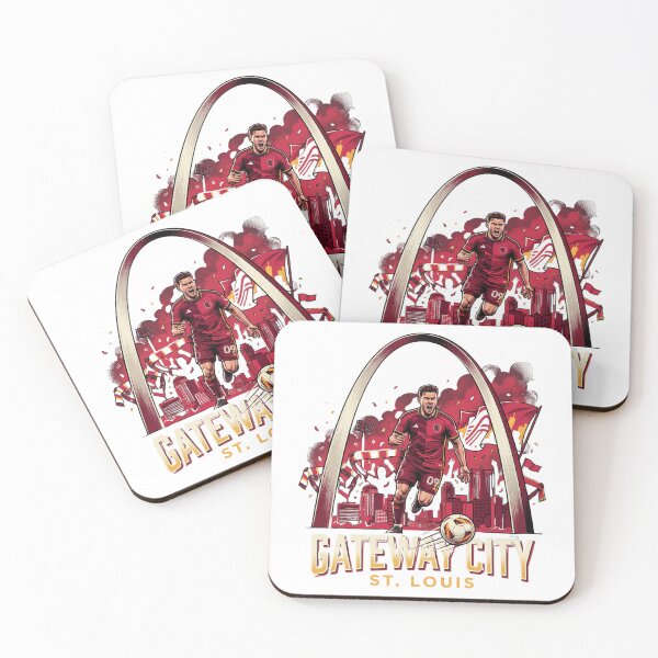 Item preview, Gateway City St Louis Soccer Player Arch Stadium Art designed and sold by Pandora´s Box.
