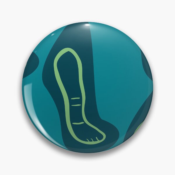 Item preview, One foot in turquoise designed and sold by juicinate.