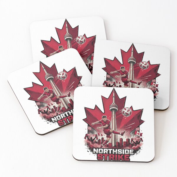 Item preview, Northside Strike Toronto Soccer Maple Leaf Art designed and sold by Pandora´s Box.