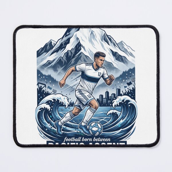 Item preview, Pacific Ascent Vancouver Soccer Mountain Waves Art designed and sold by Pandora´s Box.