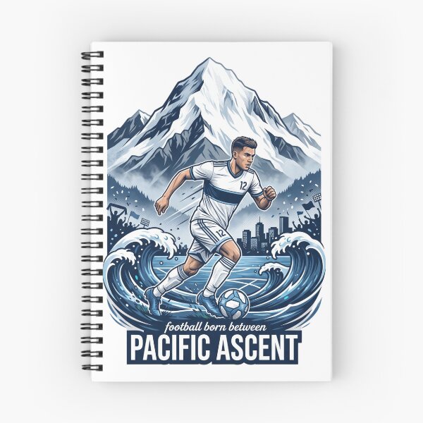 Item preview, Pacific Ascent Vancouver Soccer Mountain Waves Art designed and sold by Pandora´s Box.