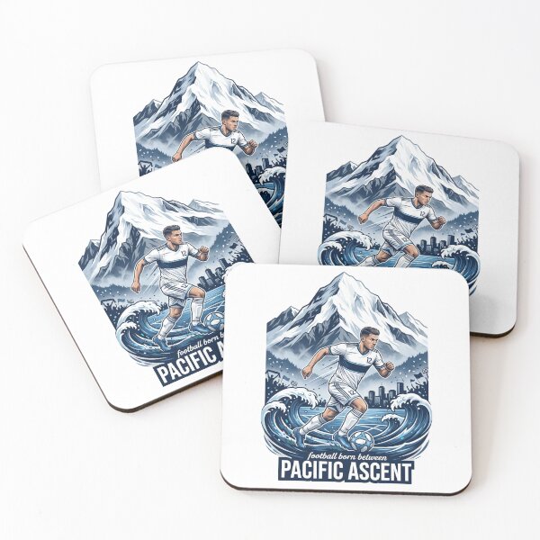 Item preview, Pacific Ascent Vancouver Soccer Mountain Waves Art designed and sold by Pandora´s Box.