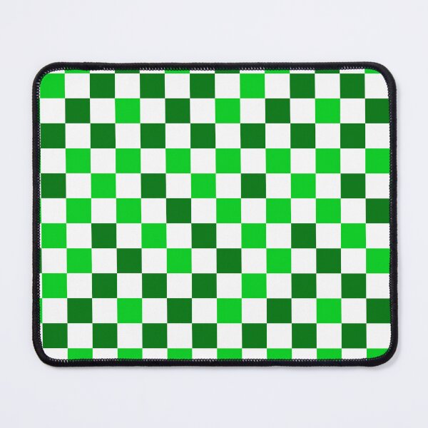 Item preview, Green White Green Checkered Pattern Design   designed and sold by PatternTitan.