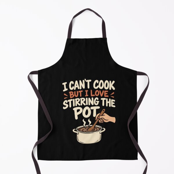 Item preview, Funny I Can’t Cook But I Love Stirring Pot Kitchen Humor Art designed and sold by elderberry.