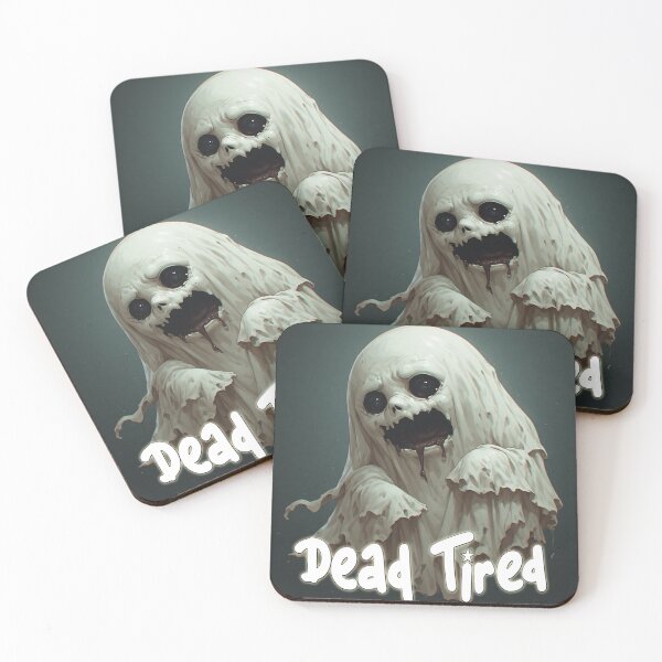Item preview, Dead Tired – Cute Retro 70s Ghost designed and sold by Mark Mentzer.