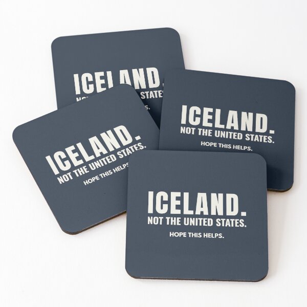 Item preview, Iceland Not the United States – Trump Iceland Map Political Humor designed and sold by seekingclarity.