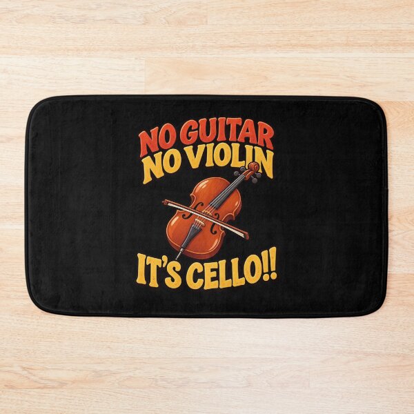 Item preview, No guitar, No violin, its cello designed and sold by Konvero.