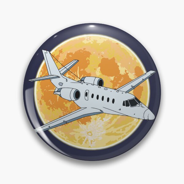 Item preview, Cessna Citation Jet Flying at Night Aviation Design designed and sold by skye-studio.