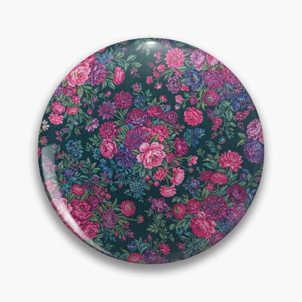 Item preview, Vintage Botanical Floral Dark Green Tapestry Pattern designed and sold by Owcomm.