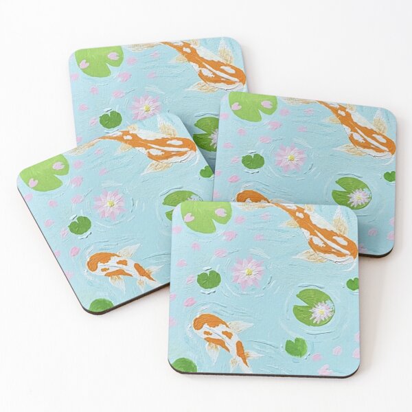 Item preview, Koi Pond under Cherry Blossoms designed and sold by Sydney-Sunxhine.