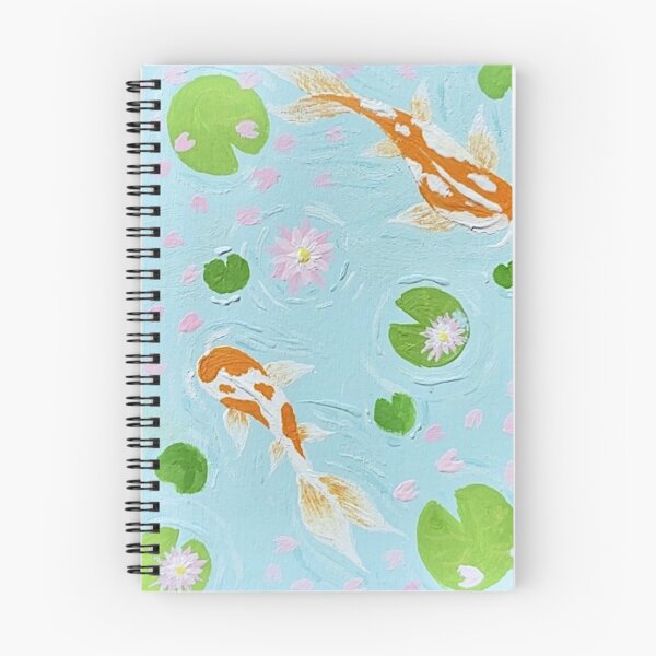 Item preview, Koi Pond under Cherry Blossoms designed and sold by Sydney-Sunxhine.