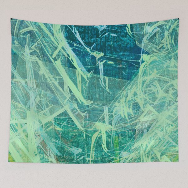 Item preview, Green Tape Collage designed and sold by Swooncake Press.