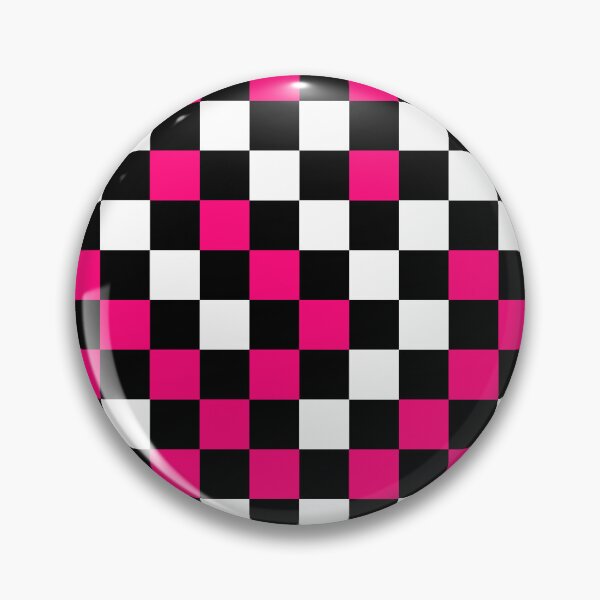 Item preview, Pink Black And White Checkered Pattern Design   designed and sold by PatternTitan.