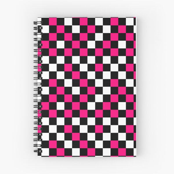 Item preview, Pink Black And White Checkered Pattern Design   designed and sold by PatternTitan.