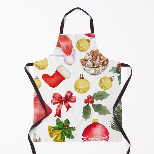 Item preview, Christmas watercolour pattern designed and sold by BigfeetLittlepaws.
