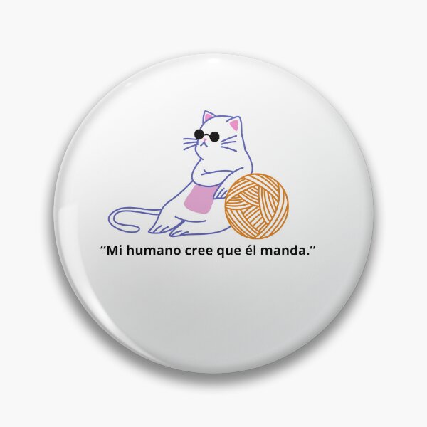 Item preview, Funny Cat My Human Thinks He's in Charge designed and sold by Olgavelez.