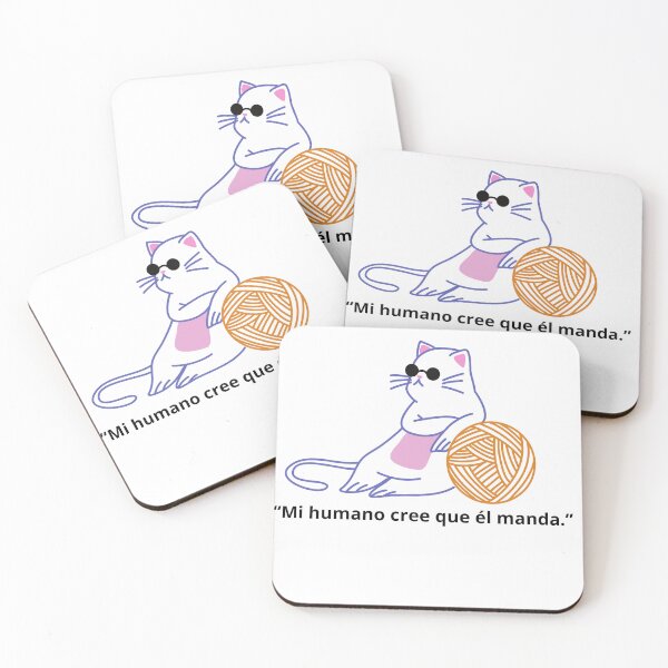 Item preview, Funny Cat My Human Thinks He's in Charge designed and sold by Olgavelez.