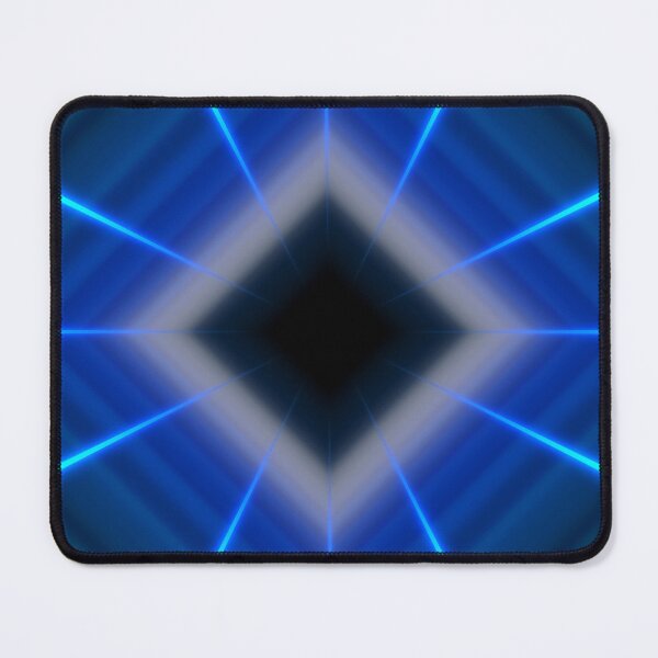 Item preview, Rotated Blue Square Tunnel and White Square designed and sold by Electric Shock!! Design.