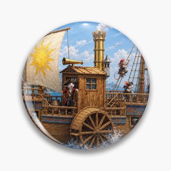 Item preview, The mouse Pirate ship designed and sold by Jonsmartdesigns.