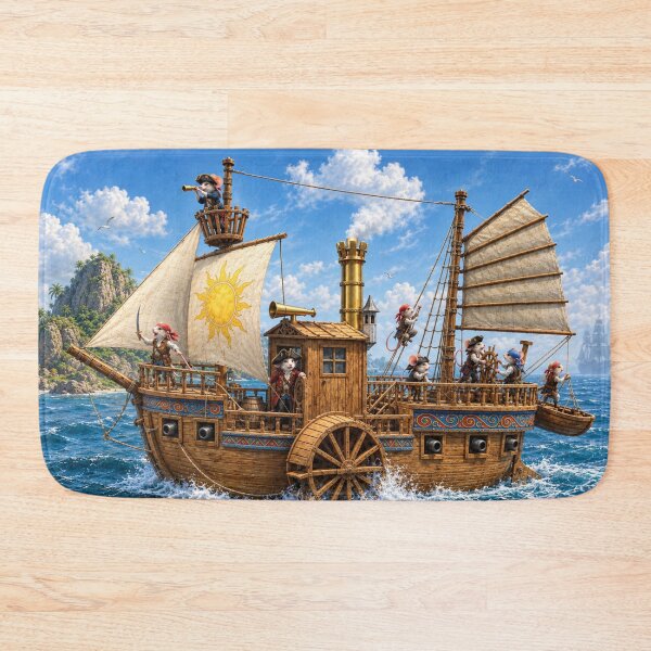 Item preview, The mouse Pirate ship designed and sold by Jonsmartdesigns.