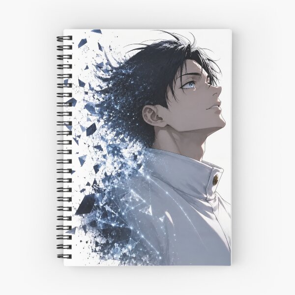 Item preview, Blue Crystal Anime Boy Shattered Dream Aesthetic Portrait designed and sold by Dyan4.