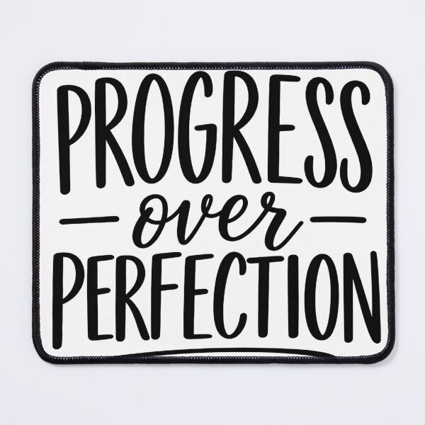 Item preview, Progress Over Perfection – Minimal Quote designed and sold by TinyWeird.