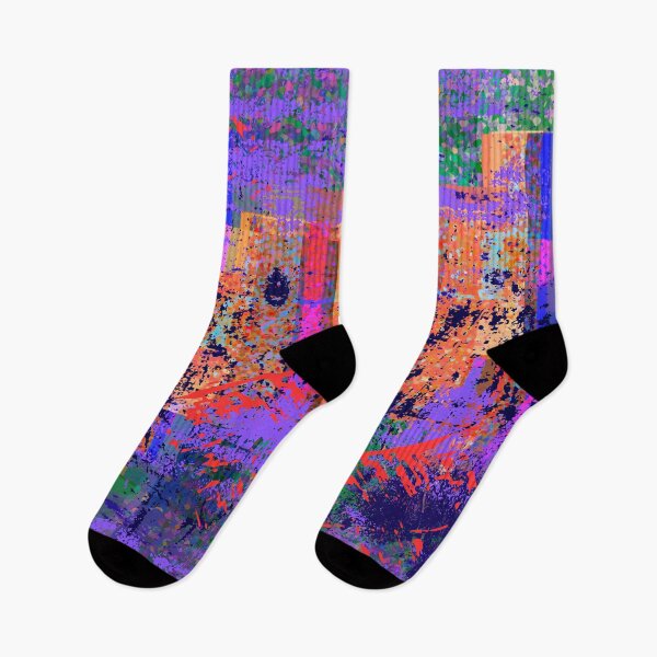 Item preview, Colorful Glitch Pattern designed and sold by Swooncake Press.