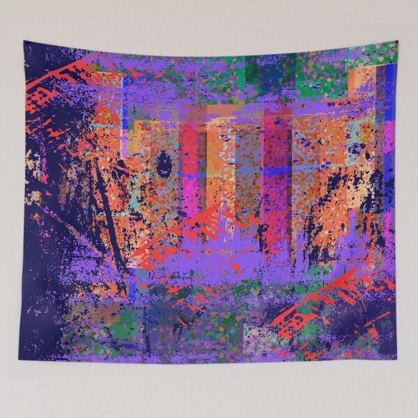 Item preview, Colorful Glitch Pattern designed and sold by Swooncake Press.