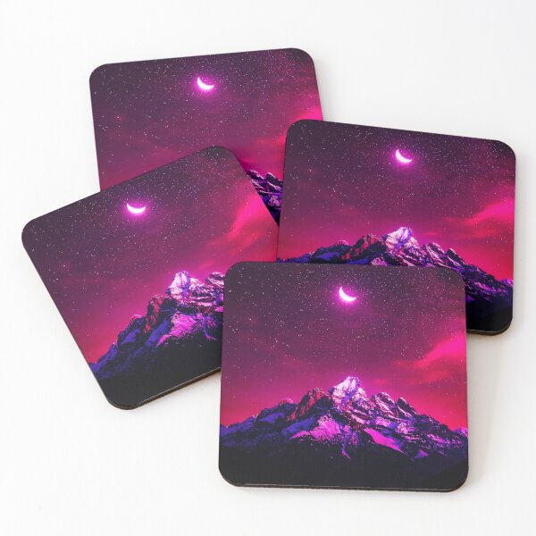 Item preview, Glowing Meadow under Crescent Moon designed and sold by Exodoi.