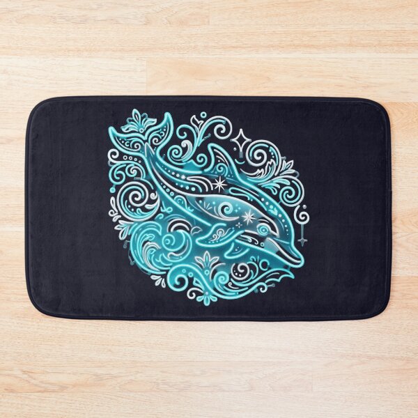 Item preview, Filleted Neon Dolphin – Marine Glow designed and sold by Esencia Argentina.