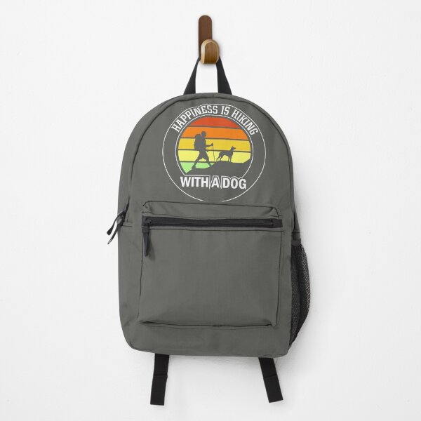 Item preview, Happiness is Hiking with a Dog, Hiking With My Dog Shirt  designed and sold by MalwasBasket.