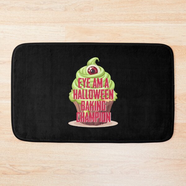 Item preview, EYE Am A Halloween Baking Champion! (on Black) designed and sold by PawsitiveMum3.