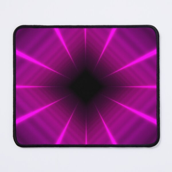 Item preview, Rotated Magenta Square Tunnel designed and sold by Electric Shock!! Design.