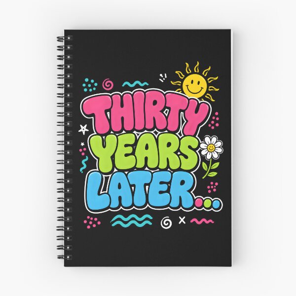 Item preview, Thirty Years Later Retro Bubble Letter 30th Birthday designed and sold by metalsnak.